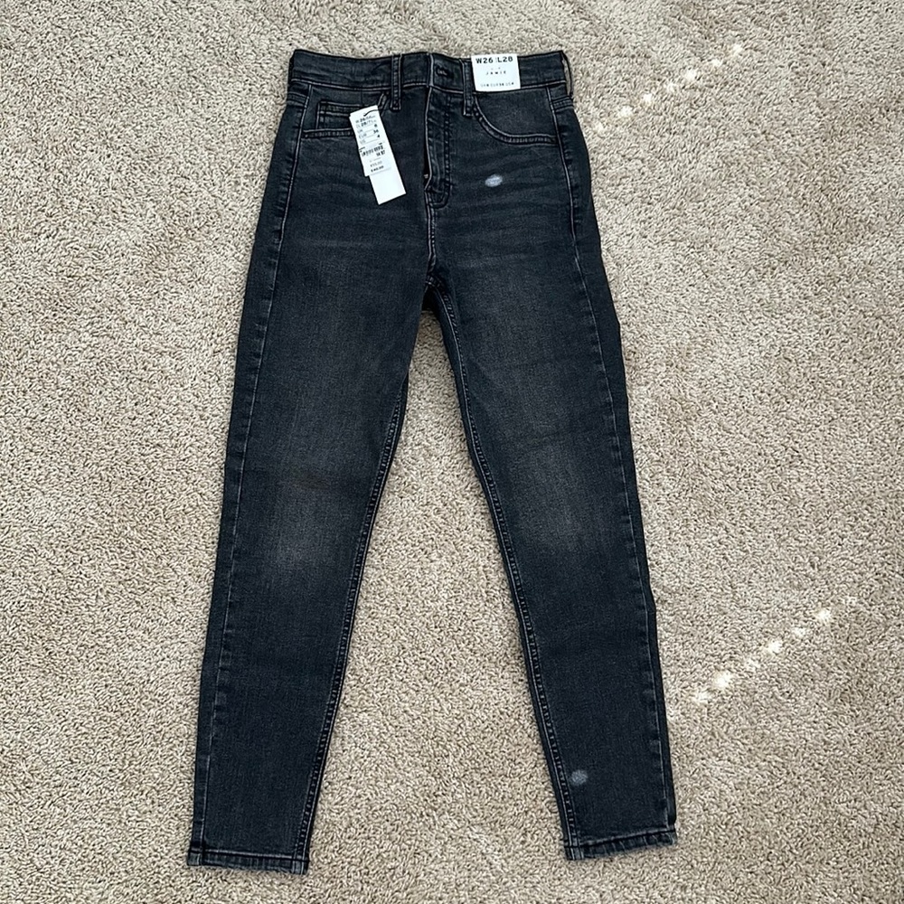 Topshop Black Jeans NWT